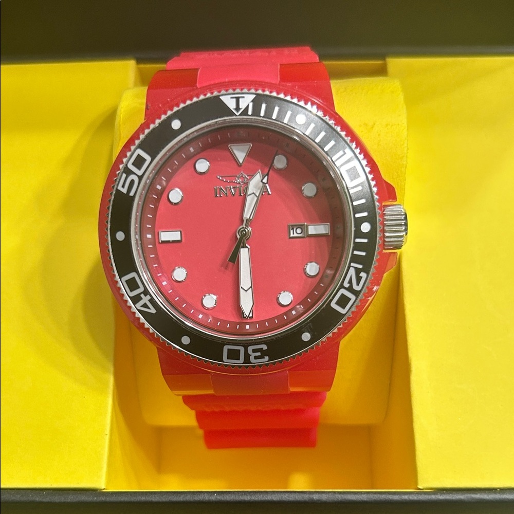 Invicta Red and Black Men's Watch